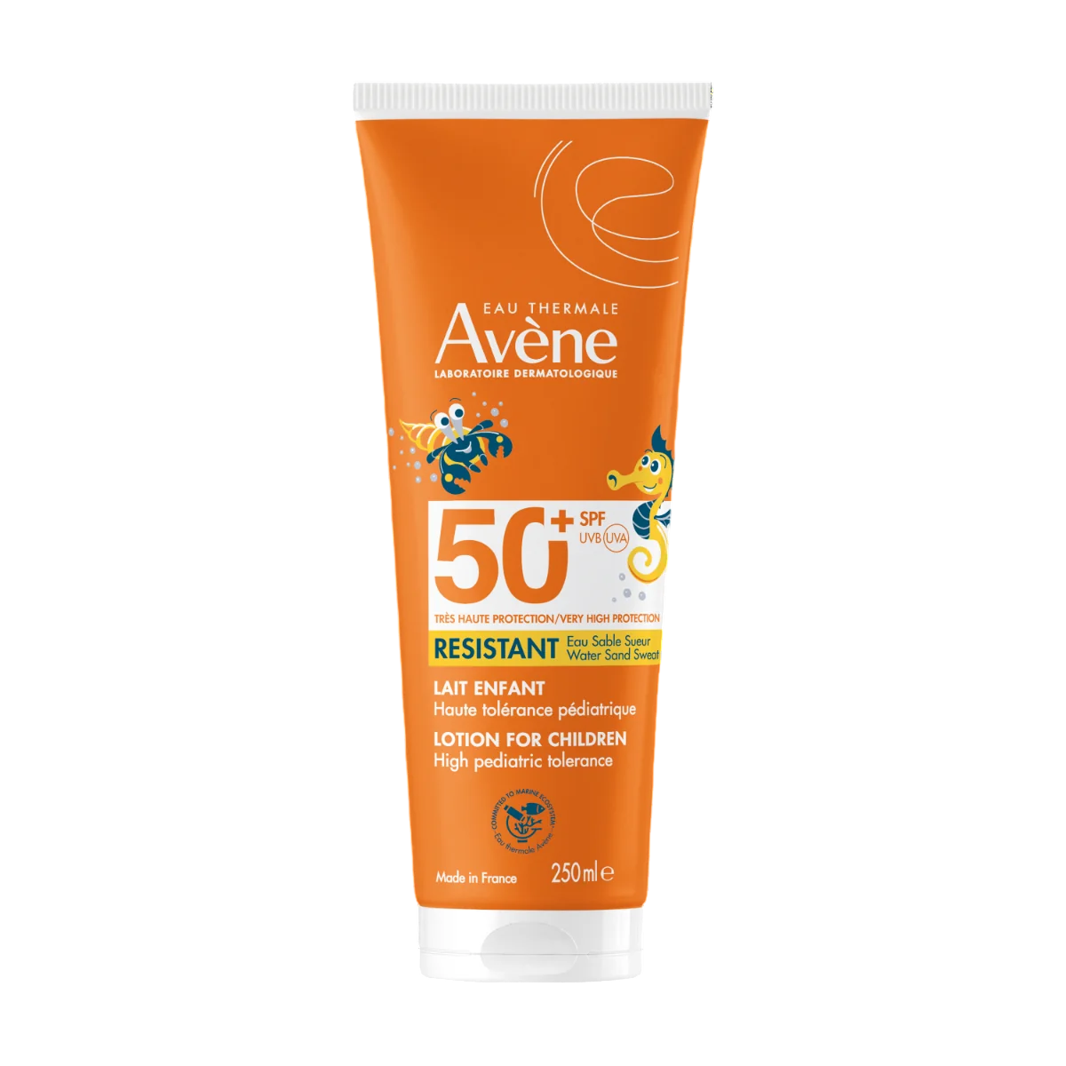 Avene, Sun Care, Vattentålig, Solkräm, SPF 50+, 250 ml