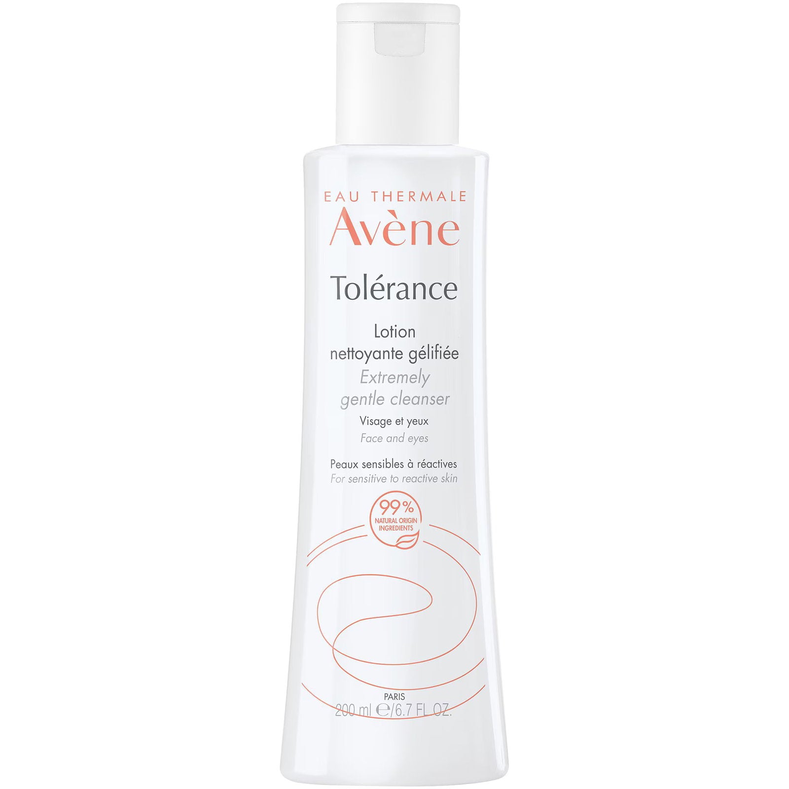 Avene, Tolerance, Mild rengöring, Rengöringslotion, För ansiktet, 200 ml