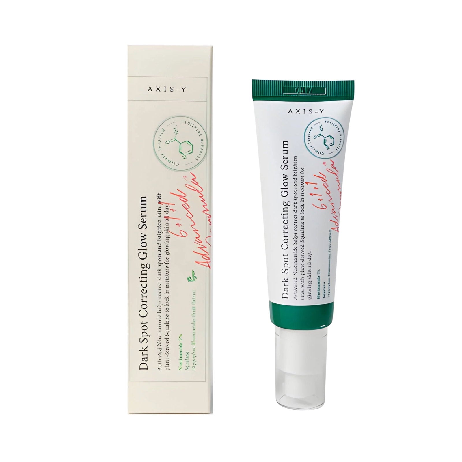 Axis-Y, Dark Spot Correcting Glow, Mot mörka fläckar, Serum, För ansiktet, 50 ml
