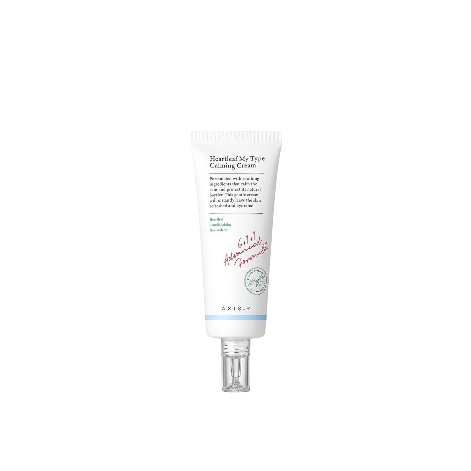 Axis-Y, Heartleaf My Type Calming, Lugnande, Grädde, För ansiktet, 60 ml