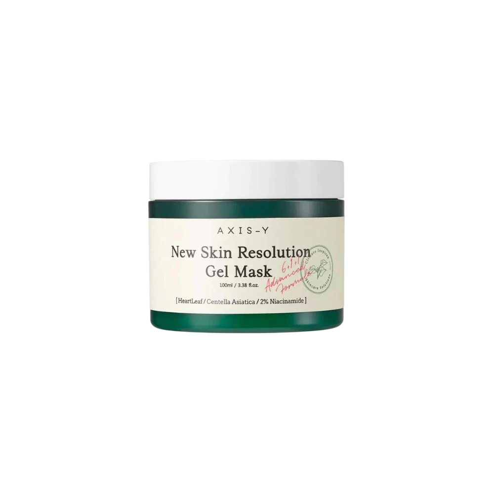 Axis-Y, New Skin Resolution, Upplysning, Gelmask, För ansiktet, 100 ml