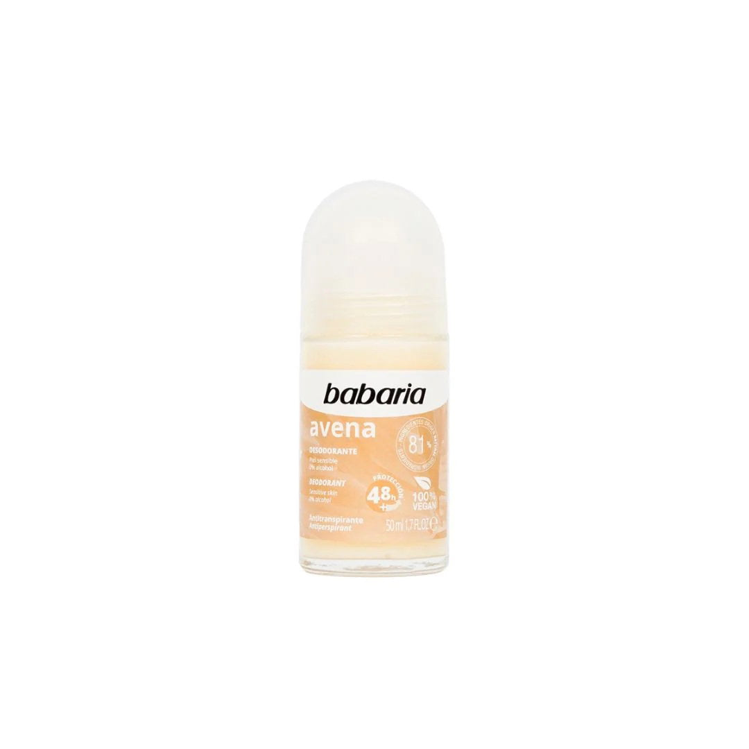 Babaria, Avena, 48h Protection, Deodorant roll-on, För kvinnor, 50 ml