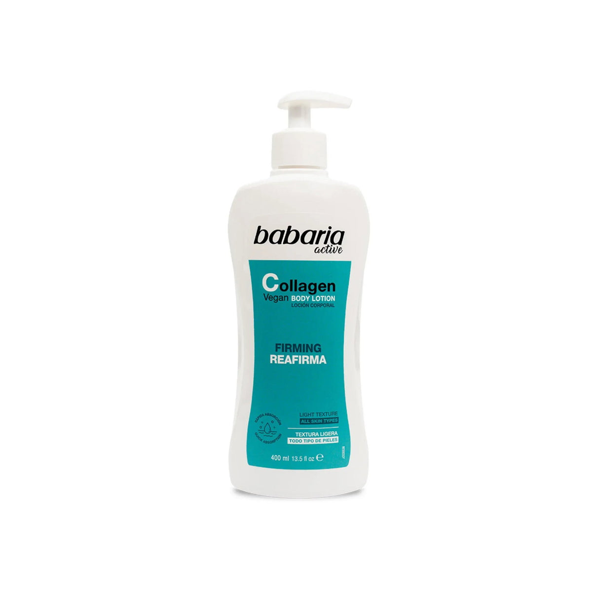 Babaria, Collagen, Uppstramning, Dagligen, Kroppslotion, För händer & kropp, 400 ml