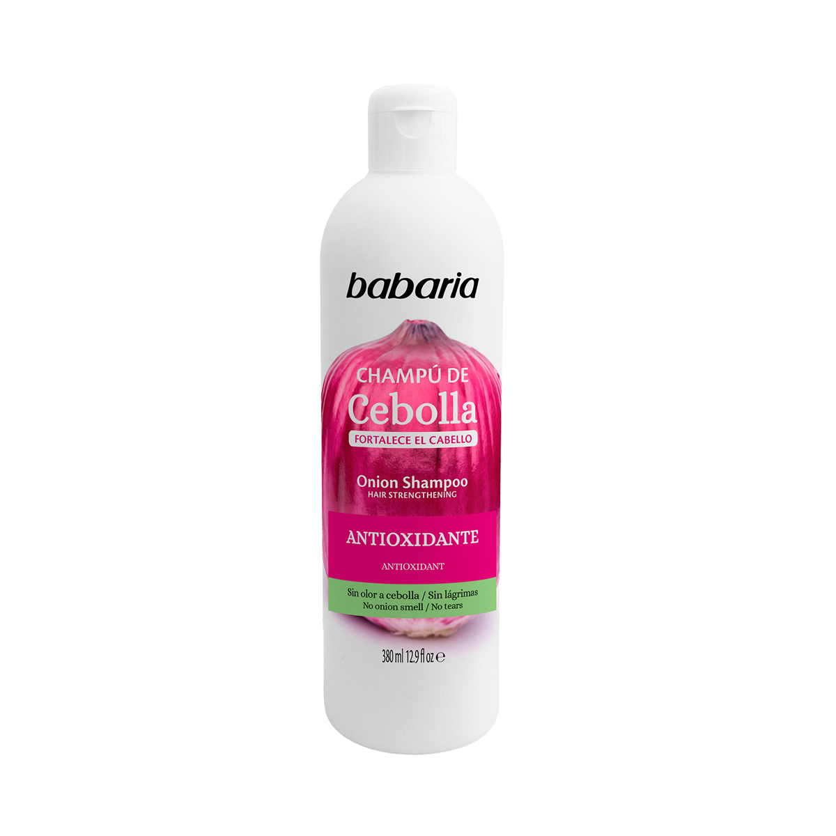 Babaria, Onion, Hårschampo, Antioxidant & Fortifying, 380 ml