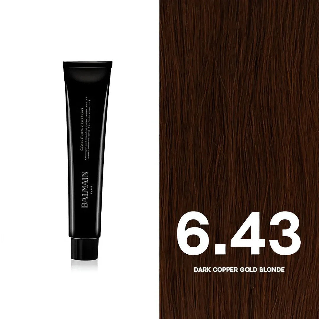 Balmain Professionnel, Couleurs Couture, Permanent hårfärg, 6.43 Dark Copper Gold Blonde, 60 ml