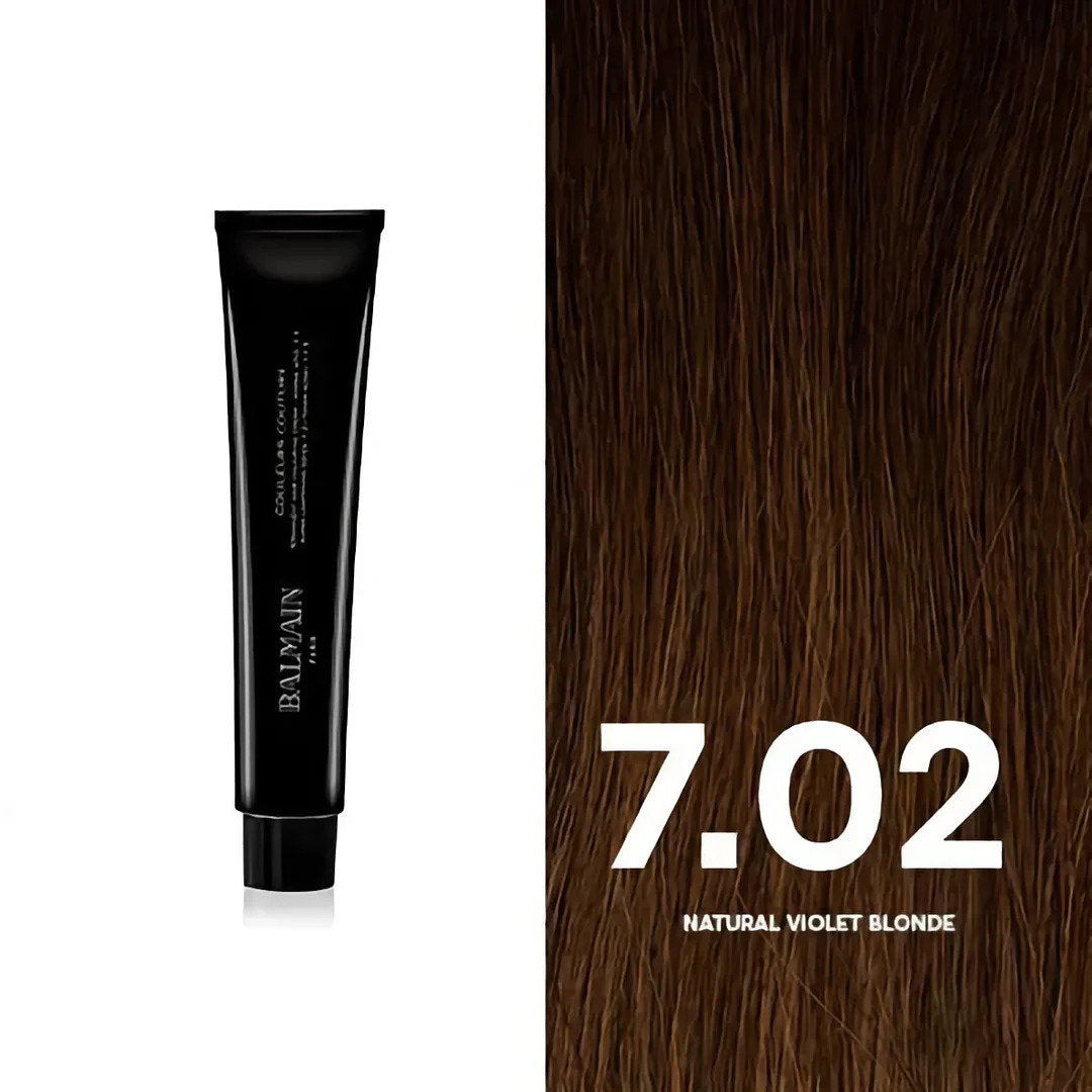 Balmain Professionnel, Couleurs Couture, Permanent hårfärg, 7.02 Natural Violet Blonde, 60 ml