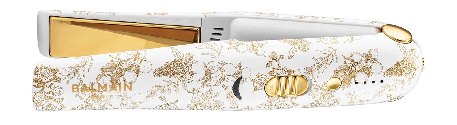 Balmain Professionnel, Limited Edition, Elektrisk ångplattång för hår, White Gold