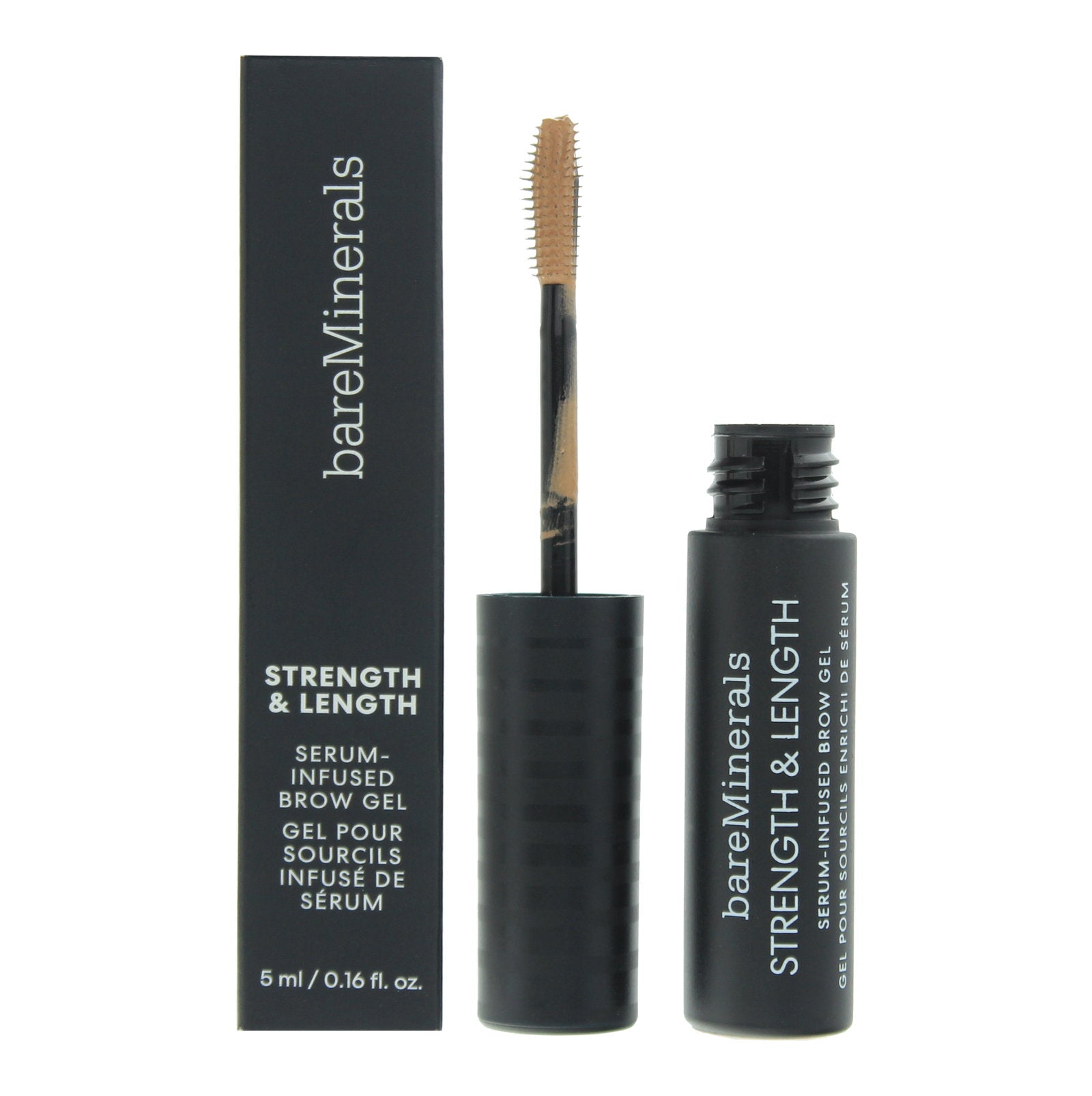 BareMinerals, Strength & Length, Ögonbrynsgel, Kastanj, 5 ml