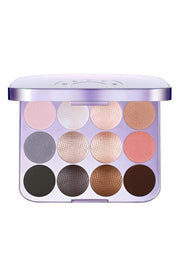Becca, Pearl Glow Shimmering, Skimrande, Ögonskuggspalett, 12 nyanser, 3.3 g