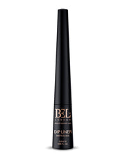 Bel London, Dip Liner, Vatten, Vattentät, Färg, Konturering, Flytande eyeliner, Mattsvart, 2.5 ml