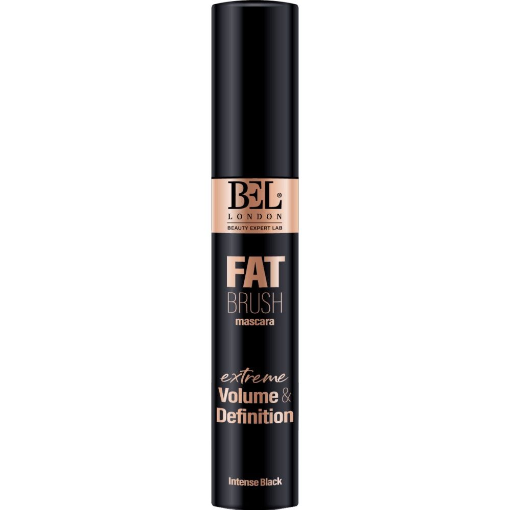 Bel London, Fat Brush, Volymgivande, Mascara, Intensivt svart, 13.5 ml