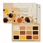 Bellapierre, Milk & Honey, Ögonskuggspalett, 12 nyanser, 25 g