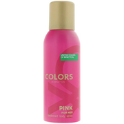 Benetton, Colors Pink, Blommig och fruktig, Deodorantspray, För kvinnor, 150 ml