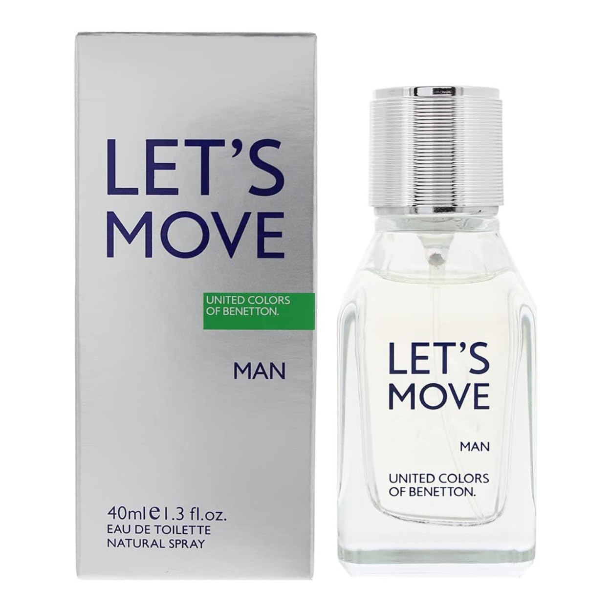 Benetton, Let's Move, Eau de Toilette, För män, 40 ml
