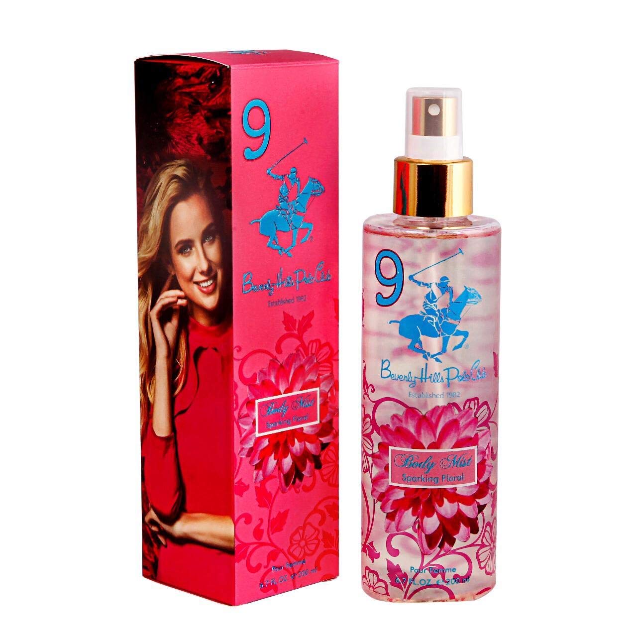 Beverly Hills Polo Club, No.9 Sparking Floral, Kroppsspray, 200 ml