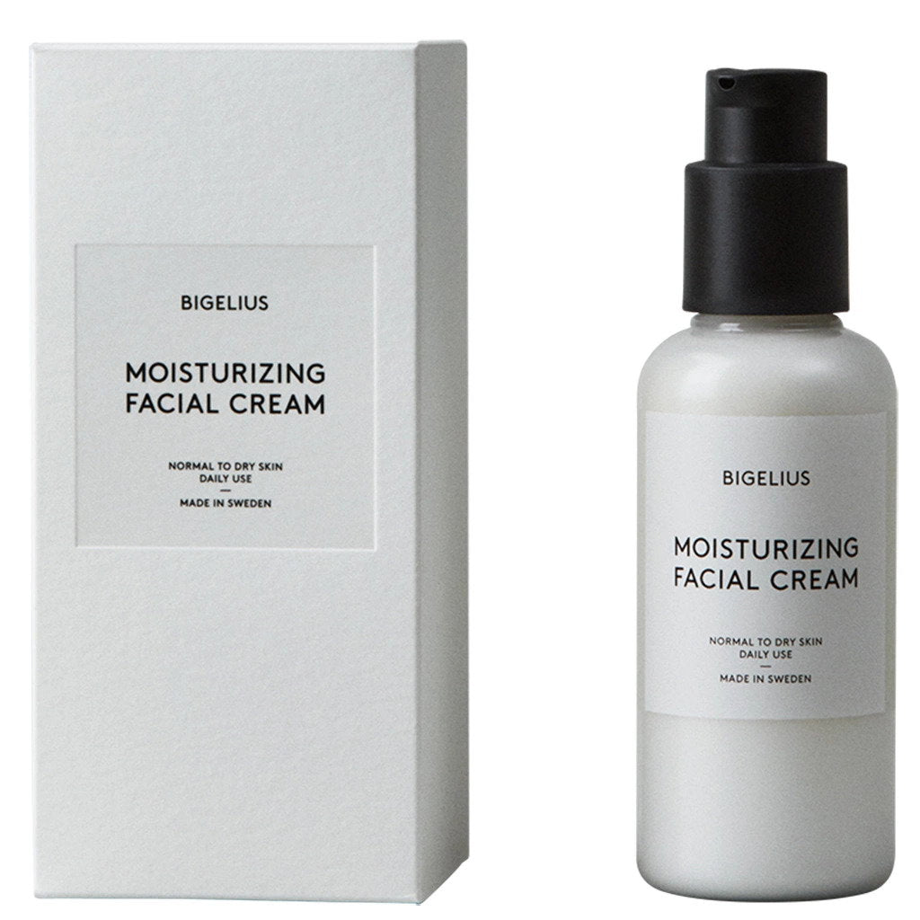Bigelius, Moisturizing Facial Cream, Firma & fuktighetskräm, Dagligen, Grädde, För ansiktet, 100 ml
