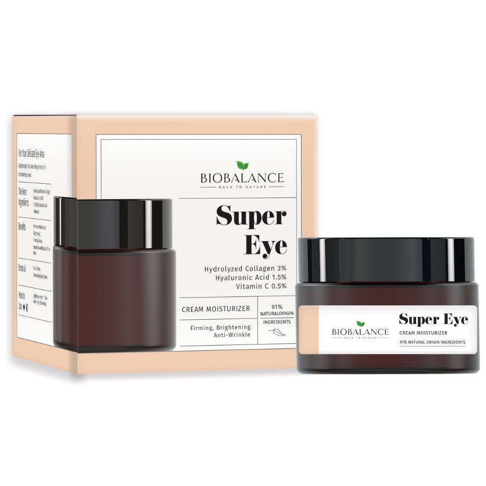 Bio Balance, Super Eye, Hydrating, Firming & Brightening, Dag & Natt, Ögonkräm, 20 ml
