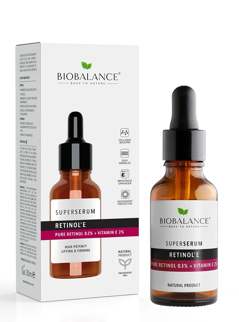 Bio Balance, Retinol'E, Firming & Anti-Aging, Serum, För ansiktet, 30 ml