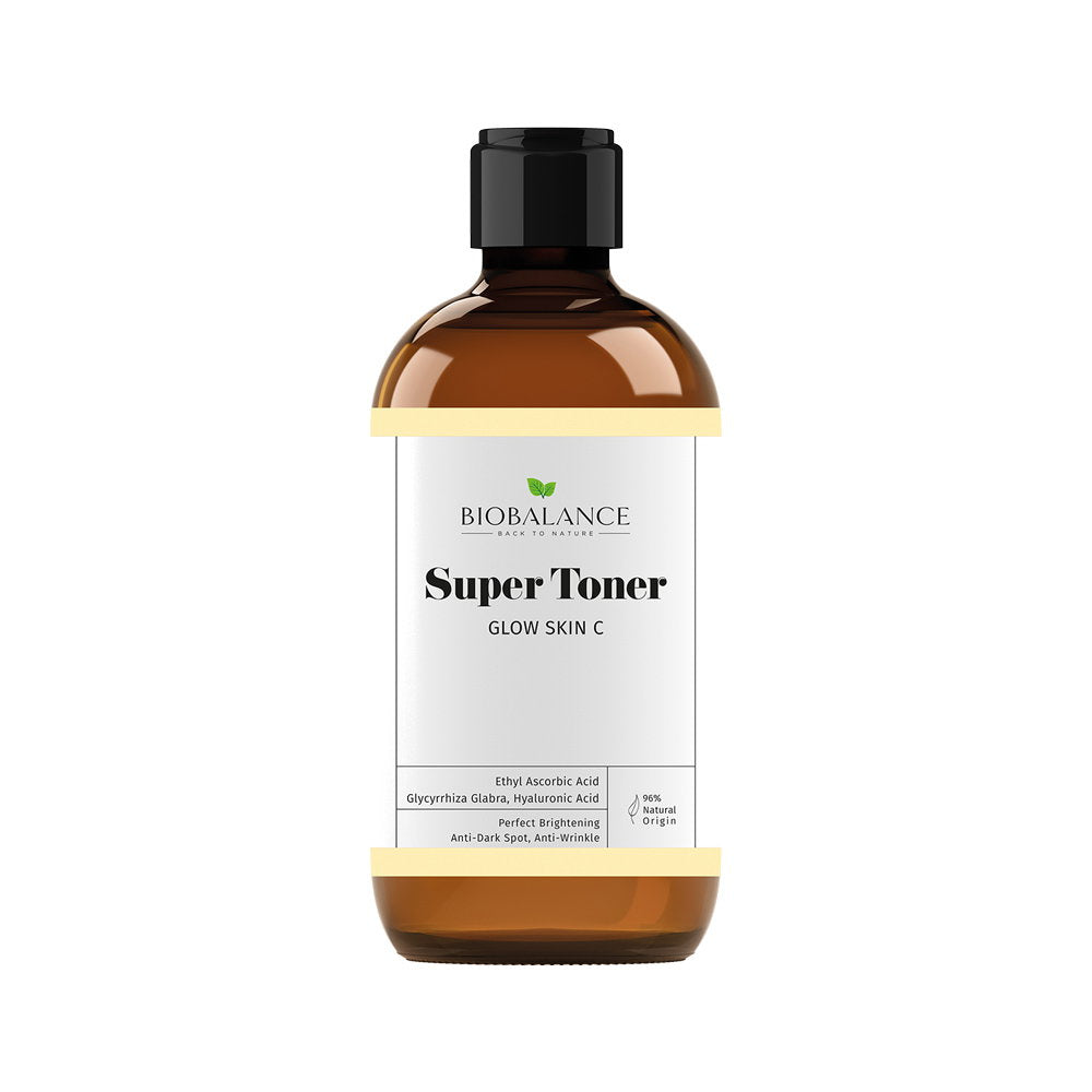 Bio Balance, Super Toner Glow Skin C, Brightening & Anti-Wrinkle, Tonic lotion, För ansiktet, 250 ml