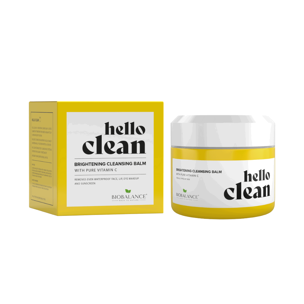 Bio Balance, Hello Clean Brightening, Brightening & Cleansing, Rengöringsbalsam, För ansiktet, 100 ml