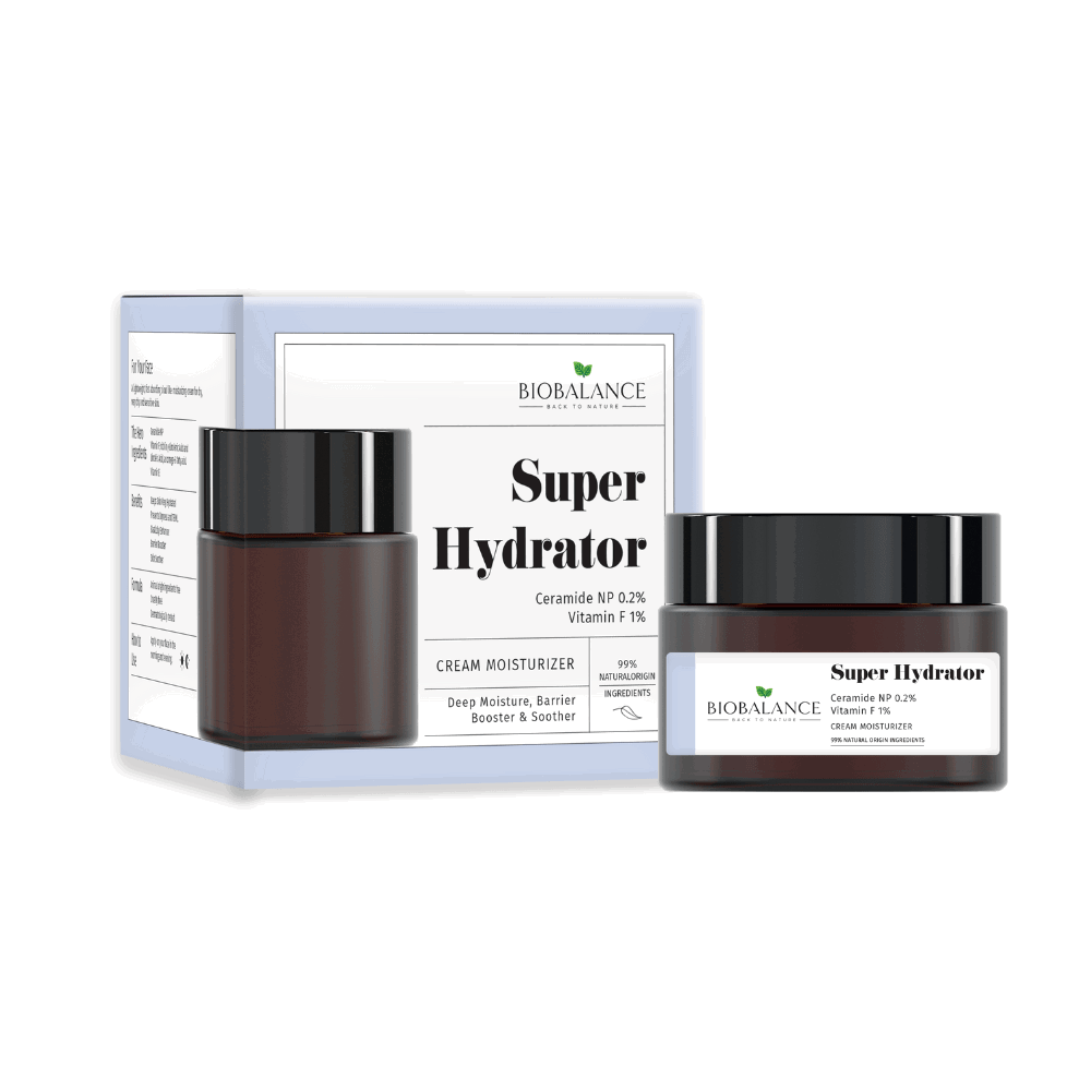 Bio Balance, Super Hydrator, Hydrating & Moisturising, Dag & Natt, Grädde, För ansiktet, 50 ml