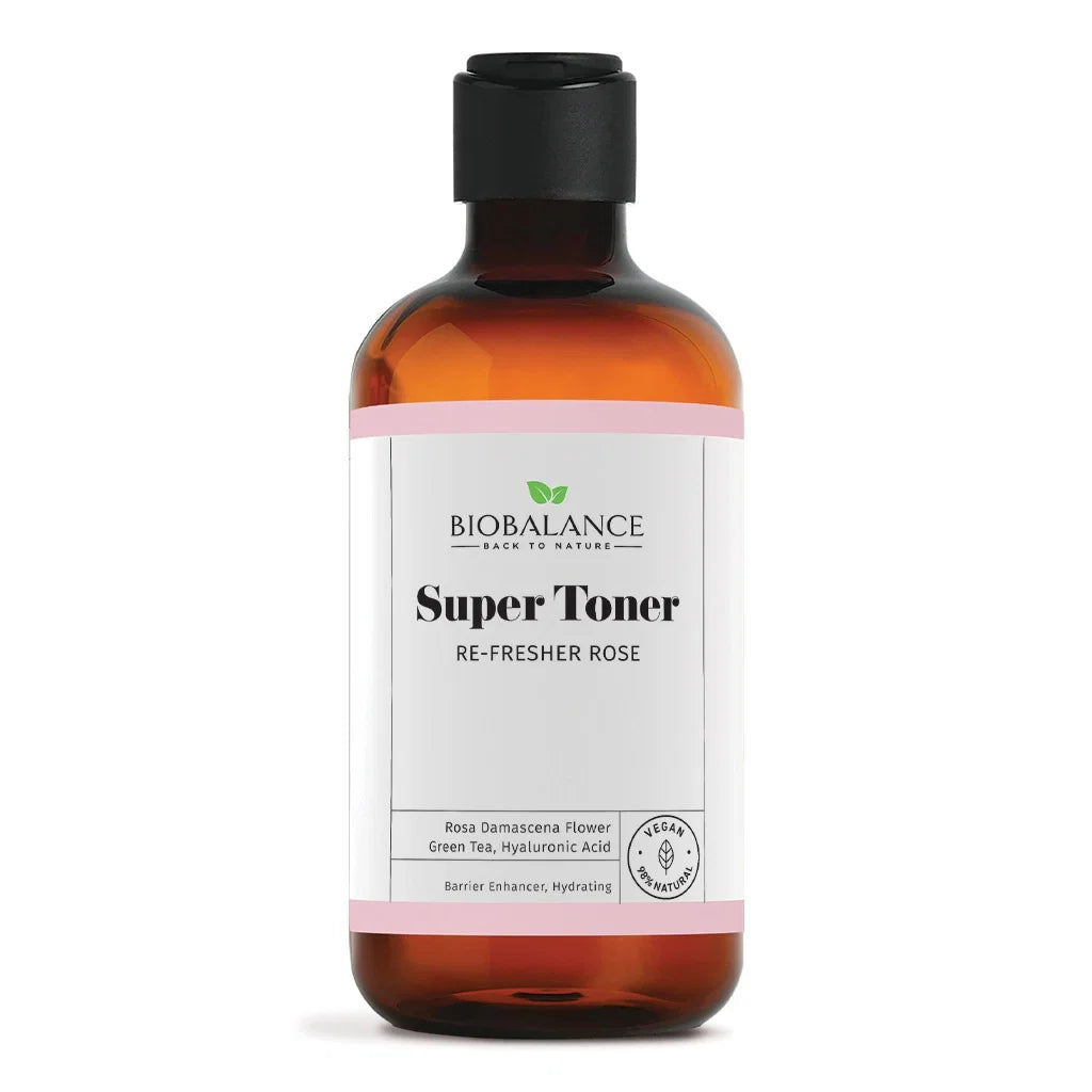 Bio Balance, Super Toner Re-Fresher Rose, Hydrating & Toning, Tonic lotion, För ansiktet, 250 ml