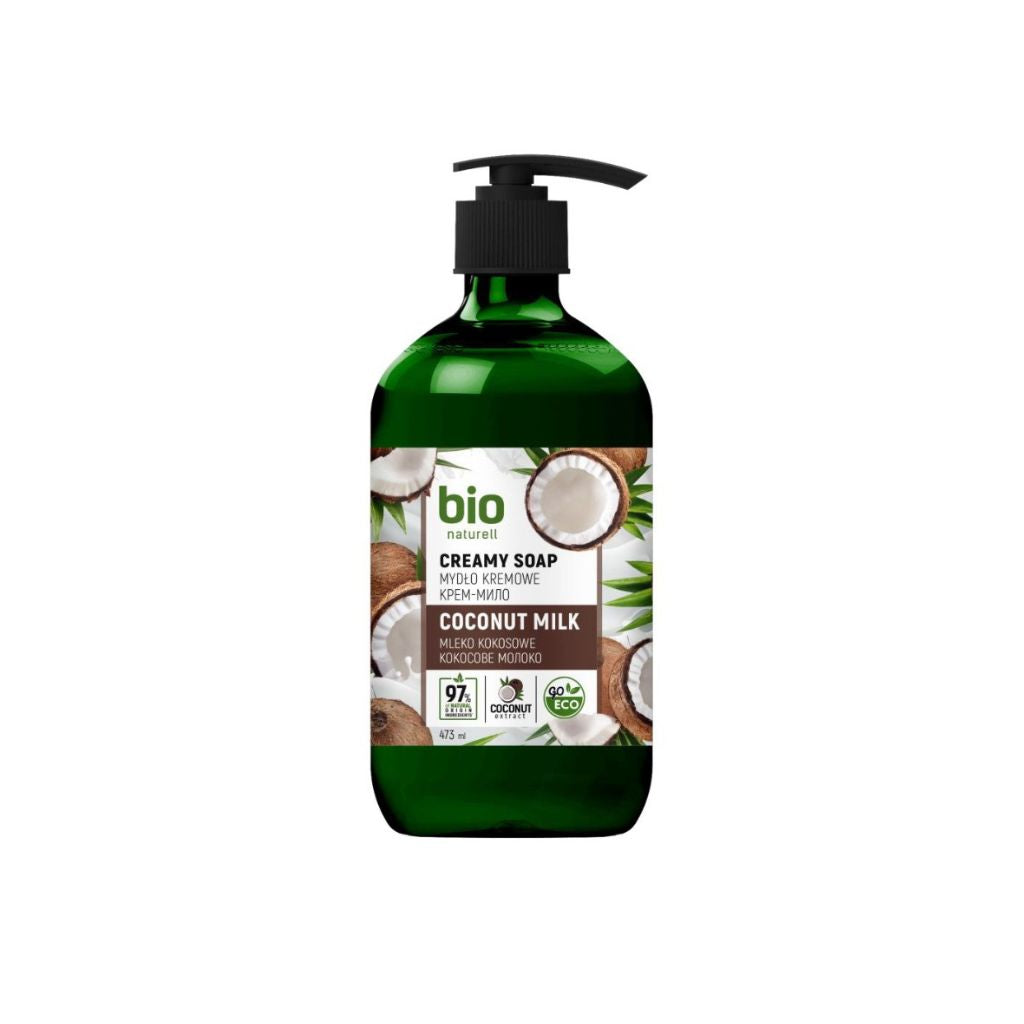 Bio Naturell, Bio Naturell, Coconut Milk, Flytande tvål, För händer, 437 ml