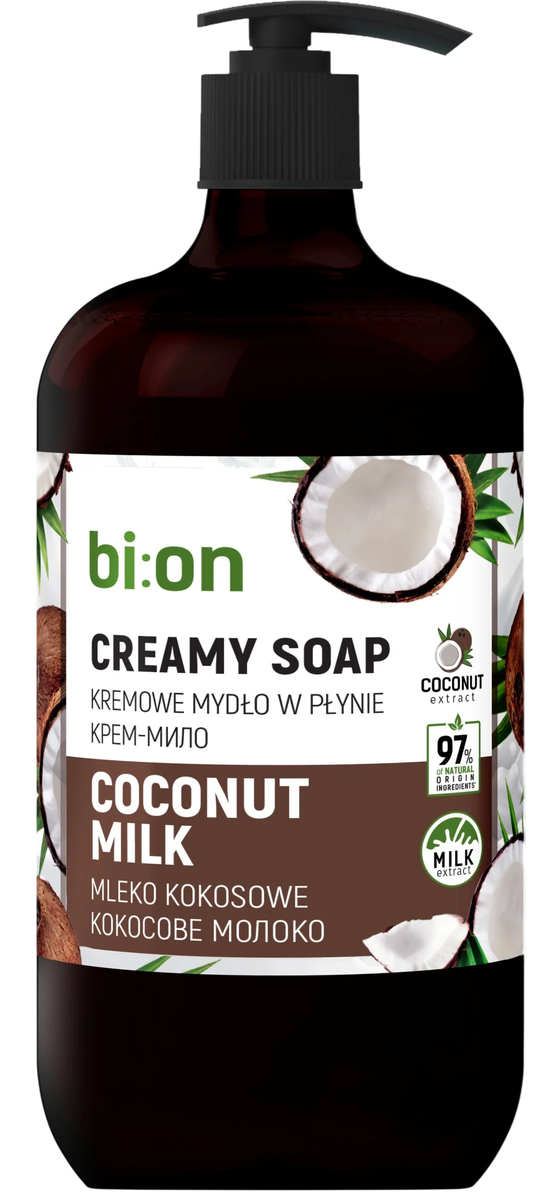 Bio Naturell, Bio Naturell, Coconut Milk, Flytande tvål, För händer, 946 ml