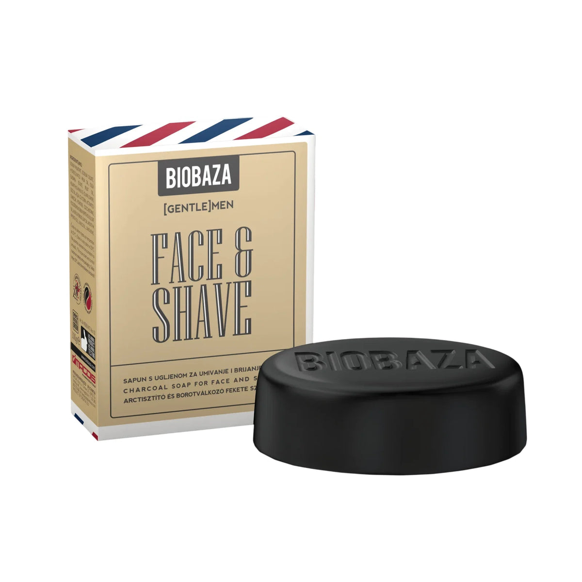 Biobaza, Black Energy, Träkol, Sebumreglerande, Raktvål, 100 g