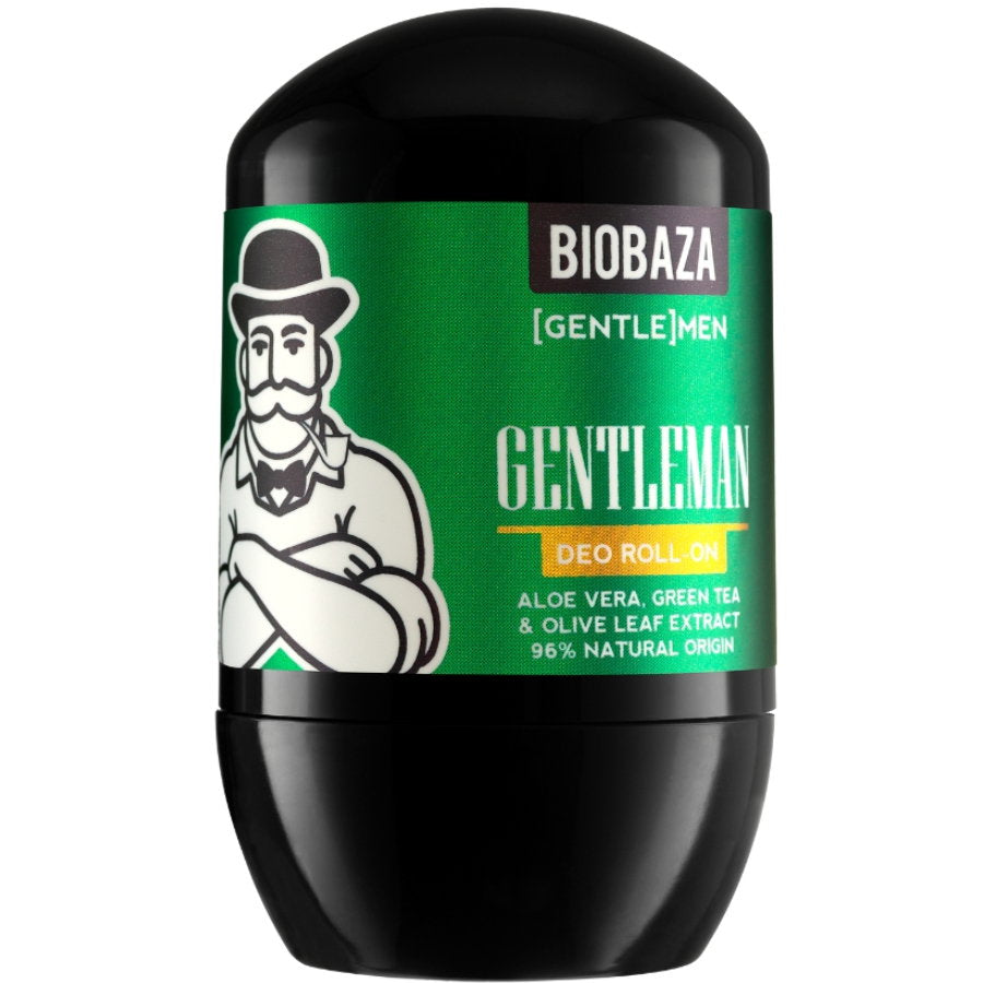 Biobaza, Gentlemen, Aloe Vera, Antiperspirant, Deodorant roll-on, För män, 50 ml
