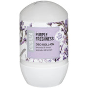 Biobaza, Purple Freshness, Naturliga ingredienser, Uppfriskande, Floral & Citrus, Deodorant roll-on, För kvinnor, 50 ml