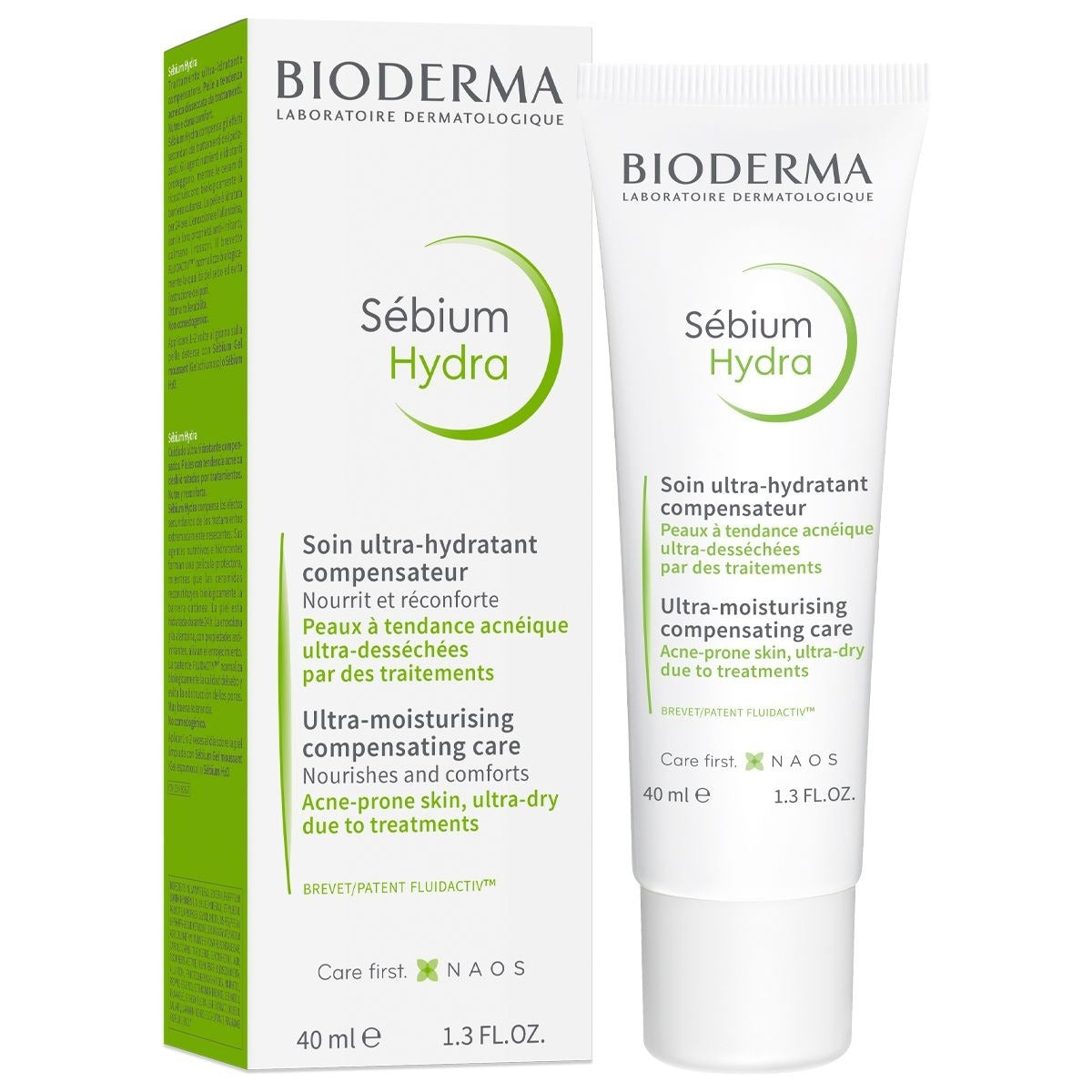 Bioderma, Sebium Hydra, Ultra-närande/Fuktgivande, Dag & Natt, Grädde, För ansiktet, 40 ml