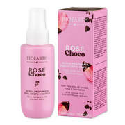 Bioearth, Rose Choco, Uppfriskande, Dimma spray, För kropp, ansikte & hår, 100 ml