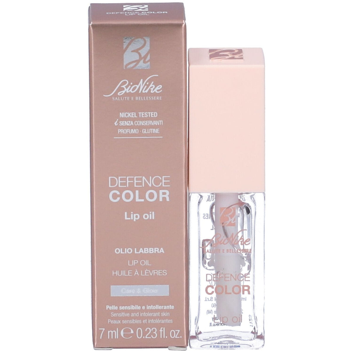 BioNike, Defence Color, Hydrating, Nourishing, Plumping & Gloss, Läppolja, 7 ml