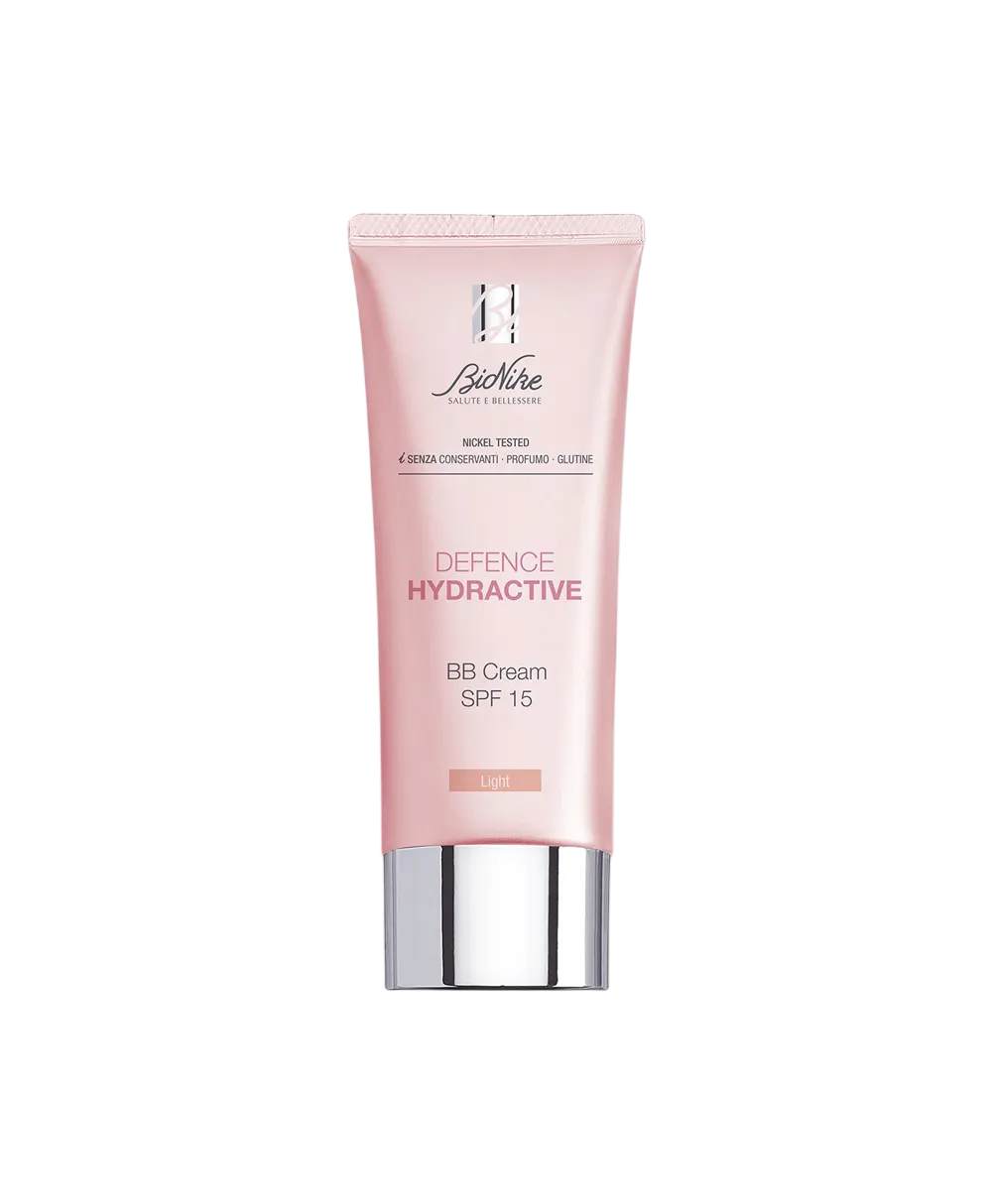 BioNike, Defence Hydractive, Döljer brister, BB-kräm, Ljus, SPF 15, 40 ml
