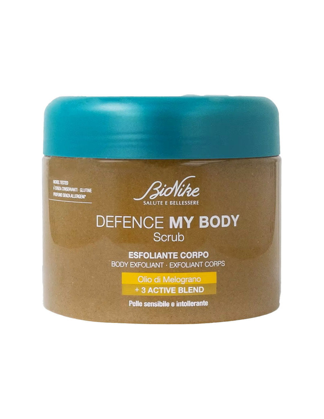 BioNike, Defence My Body, Rengöring, Exfoliering, Kroppsskrubb, 350 ml