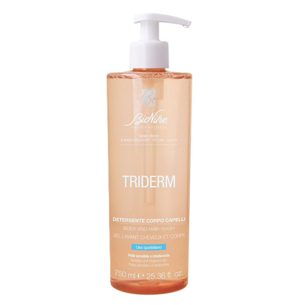 BioNike, Triderm, Cleansing & Refreshing, Duschkräm, For Body & For Hair, 750 ml