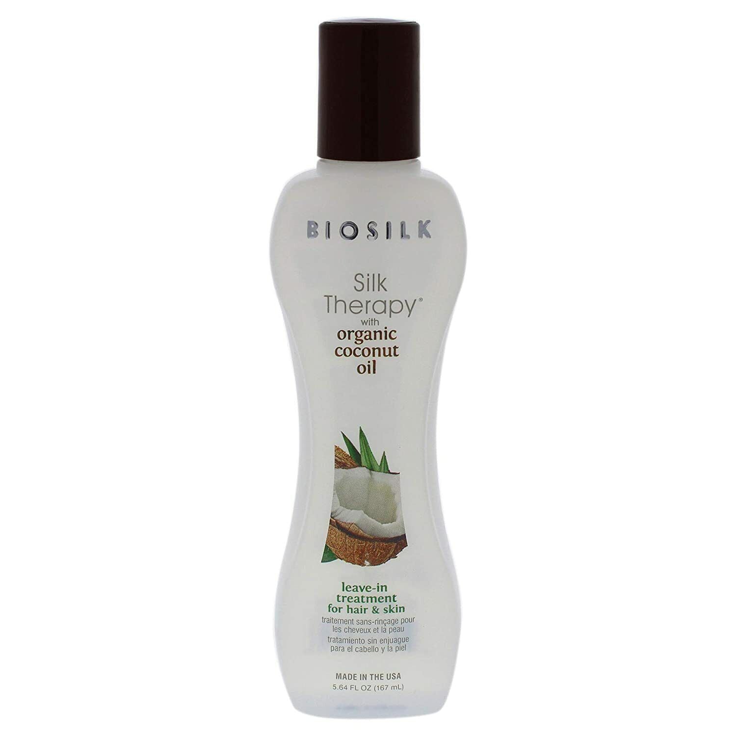 Biosilk, Silk Therapy, Leave-in krämbehandling för hår, För näring, 67 ml