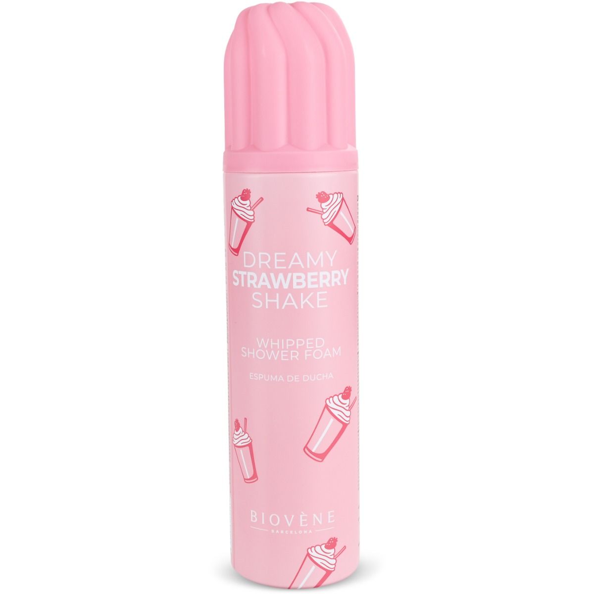 Biovene, Dreamy Straberry Shake, Återfuktande, Duschmousse, 250 ml