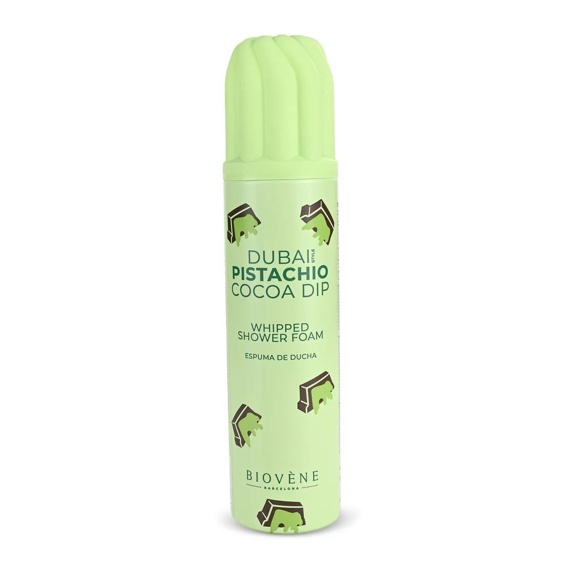 Biovene, Dubai Pistachio Cocoa Dip, Hydrating, Shower Mousse, 250 ml