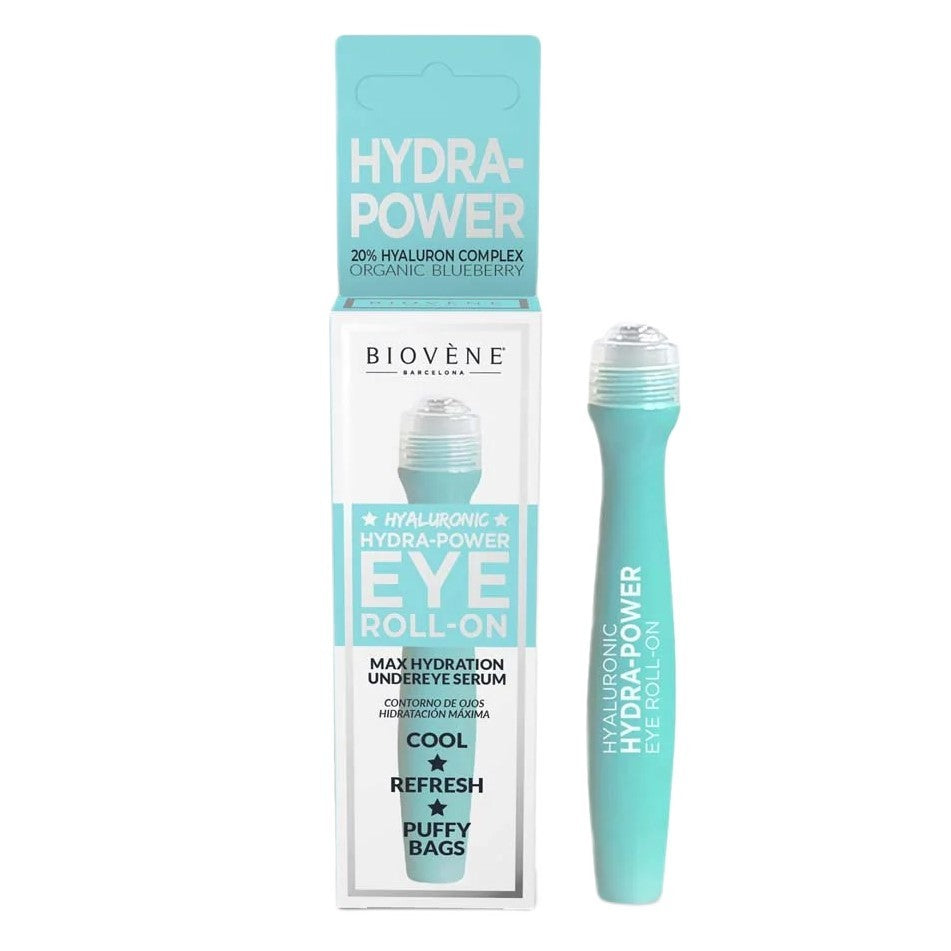 Biovene, Hyaluronic Hydra-Power, Mot trötthet, Ögon roll-on, 15 ml