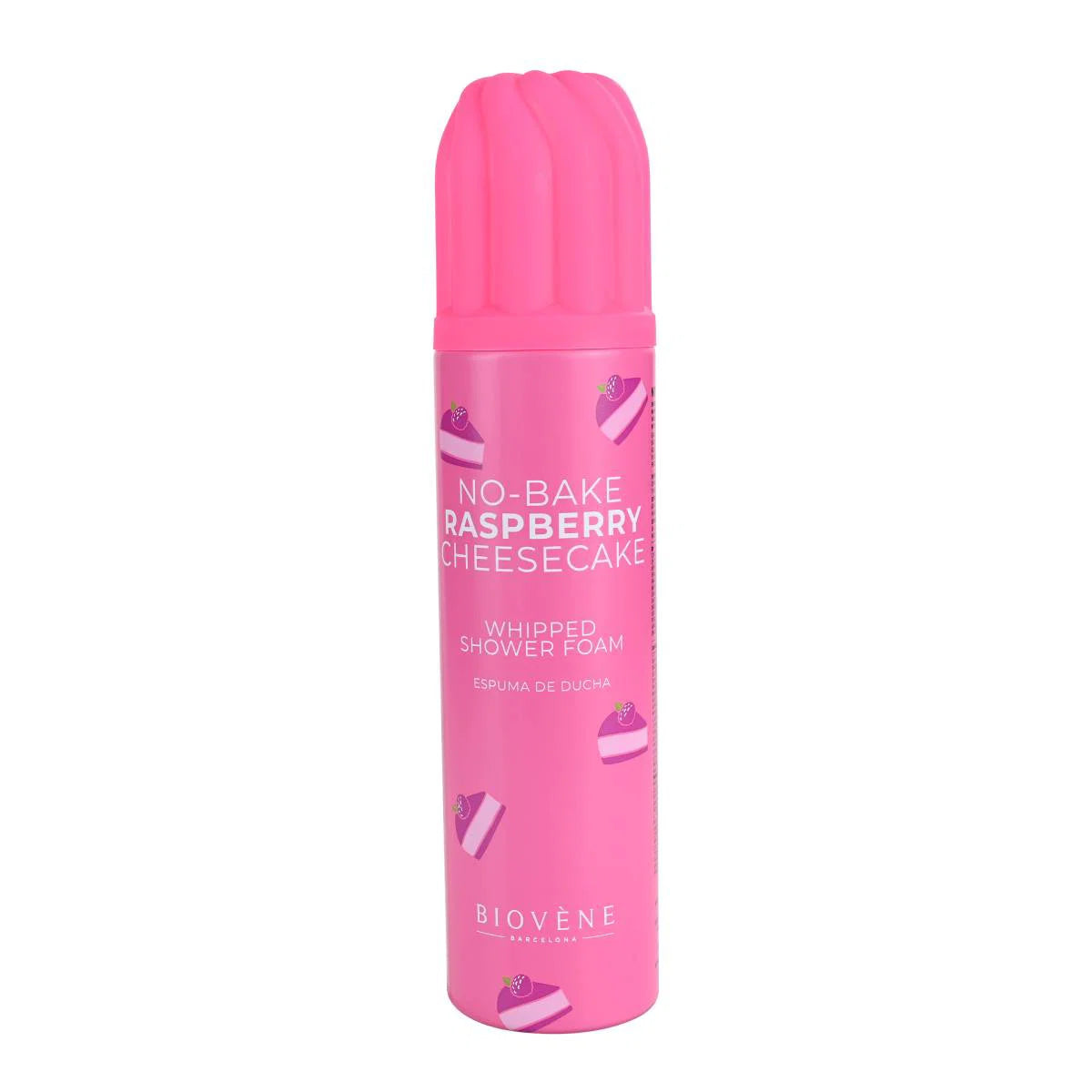 Biovene, No-Bake Raspberry Cheesecake, Hydrating, Shower Mousse, 250 ml