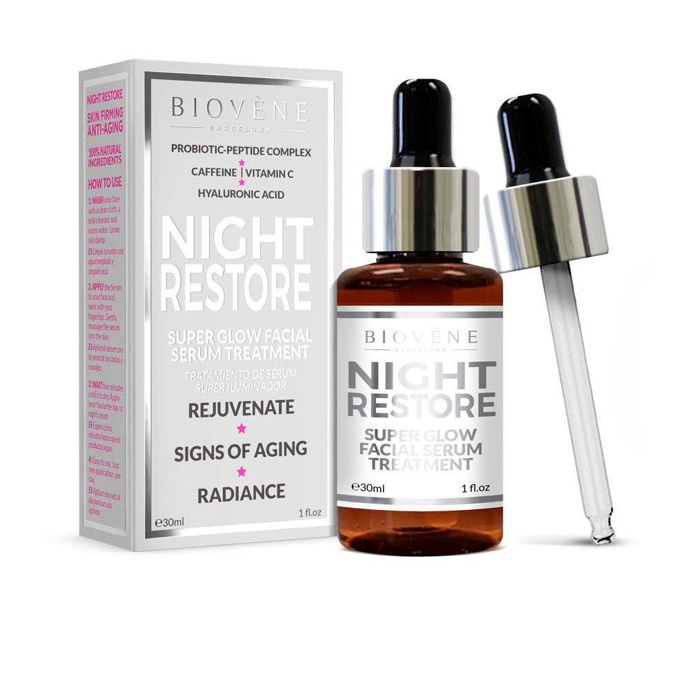 Biovene, Night Restore, Föryngrande, Natt, Serum, För ansiktet, 30 ml