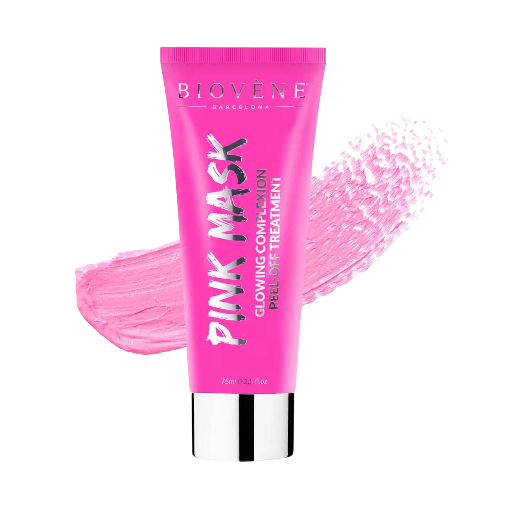 Biovene, Pink Mask, Lysande, Peel-Off Mask, För ansiktet, 75 ml
