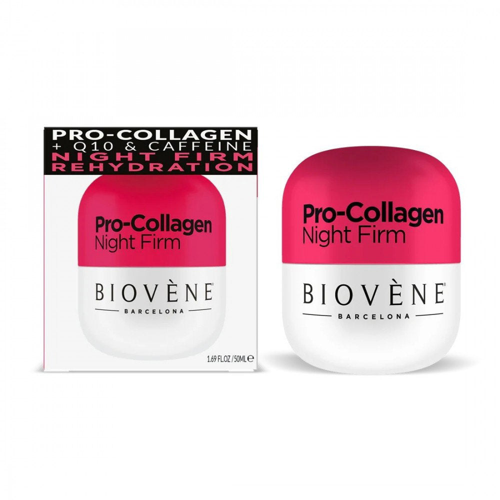 Biovene, Pro-Collagen, Uppstramning, Natt, Grädde, För ansiktet, 50 ml