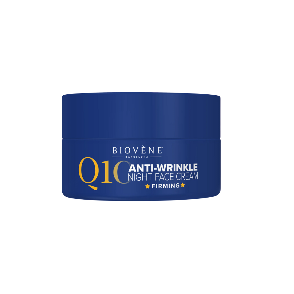 Biovene, Q10 Anti-Wrinkle, Uppstramning, Natt, Grädde, För ansiktet, 50 ml