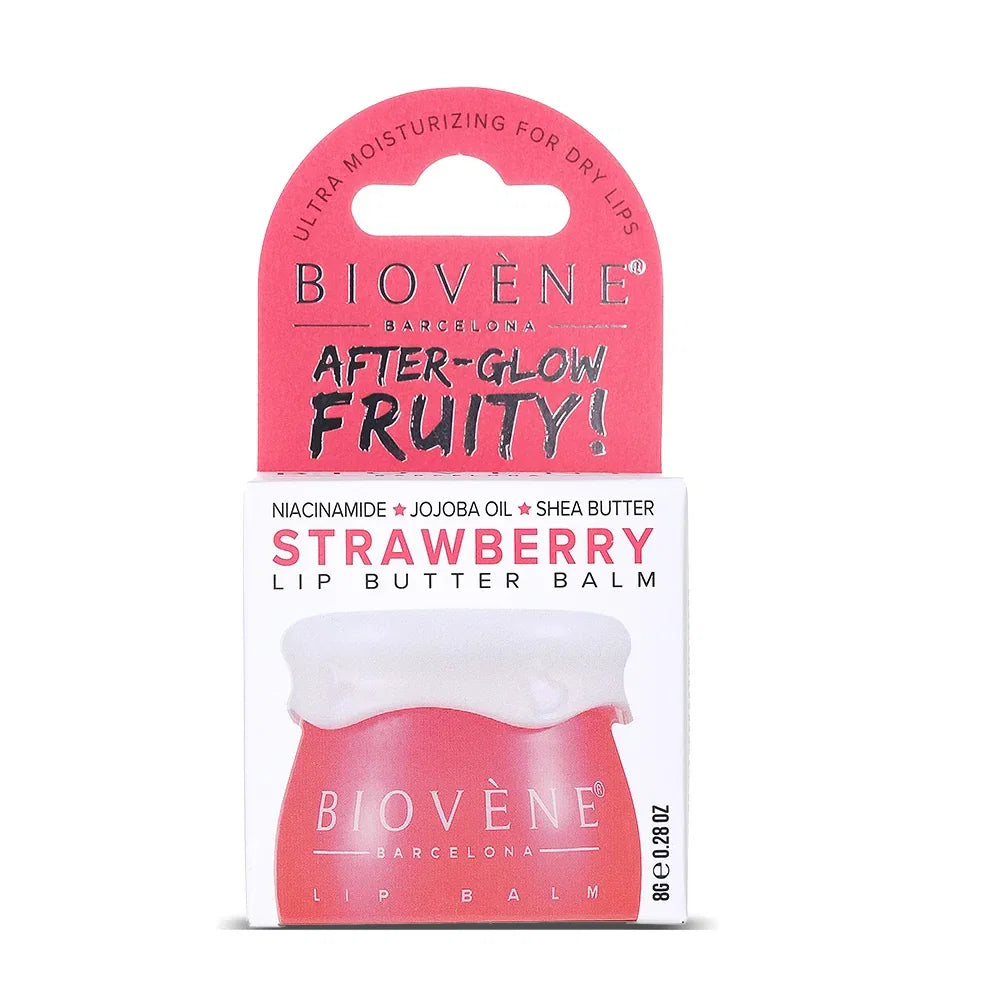 Biovene, Strawberry + Niacinamide, Läppbalsam, 8 g