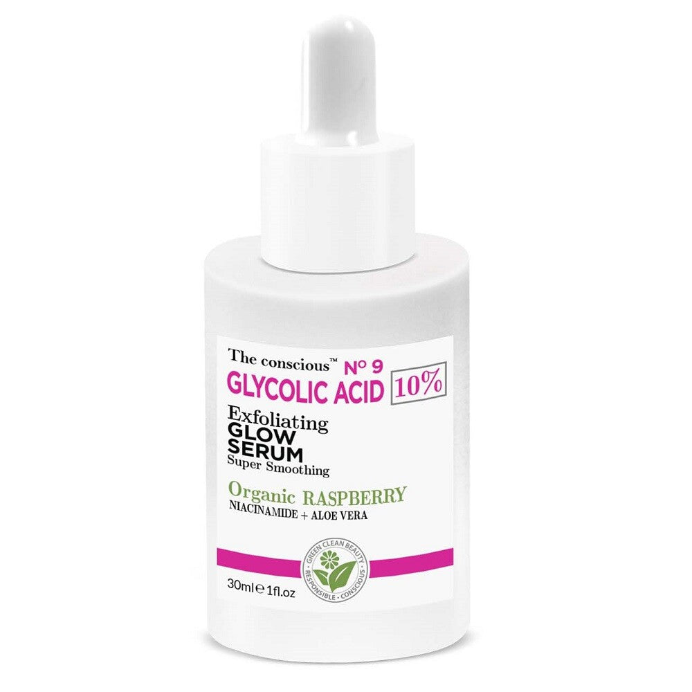 Biovene, The Conscious No.9, Glykolsyra, Exfoliering, Serum, För ansiktet, 30 ml