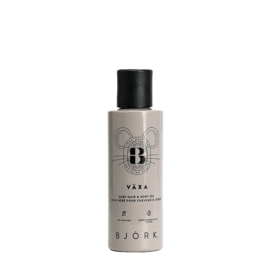 Bjork, Vaxa Baby, När & slätar ut, Olja, För hår & kropp, 125 ml