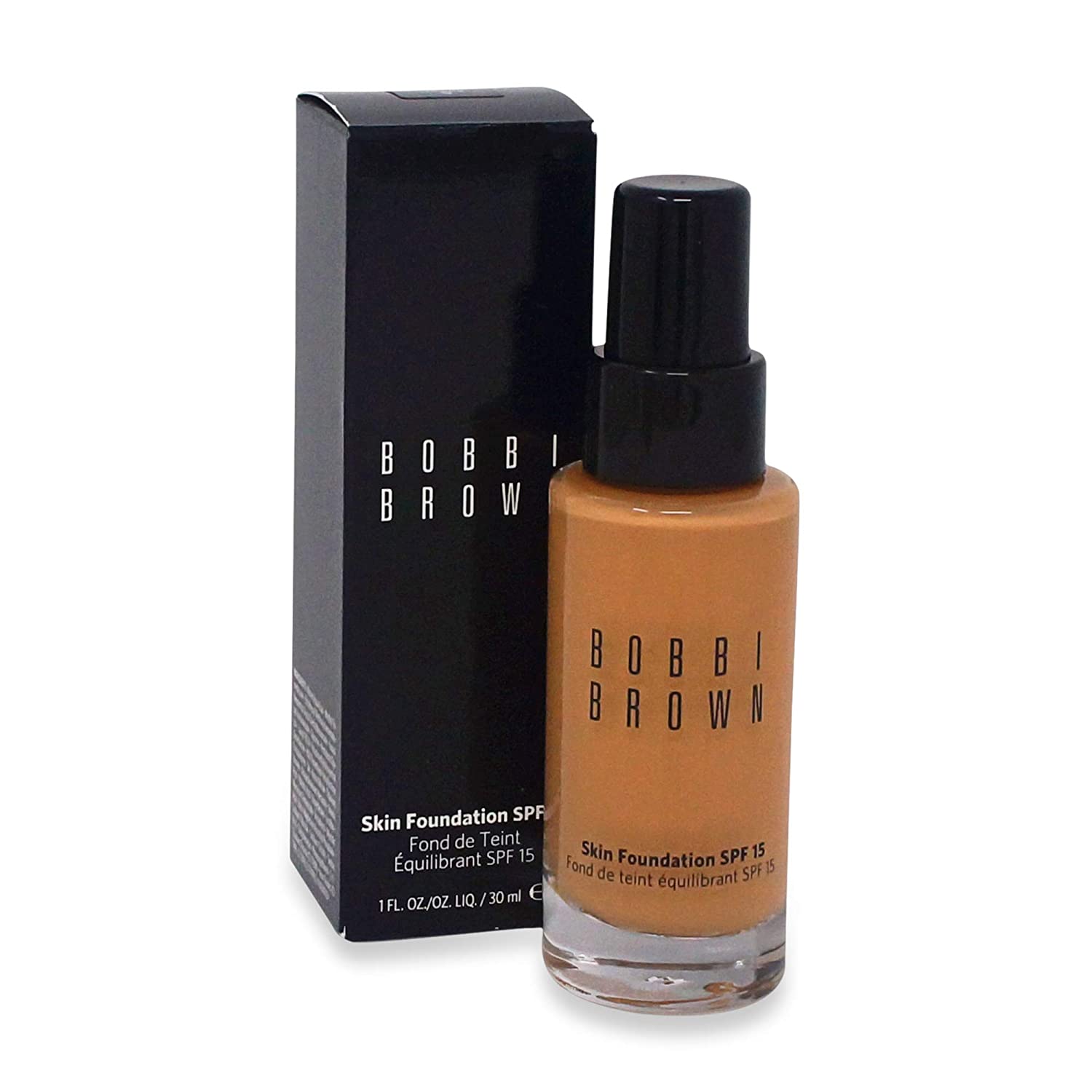 Bobbi Brown, Skin, Glycerin, Long-Wear, Liquid Foundation, 080, Neutral Almond, SPF 15, 30 ml